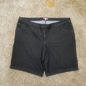 Like New Black Jean Shorts.